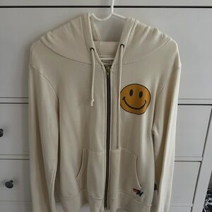 Aviator Nation Hoodie with Smiley Face